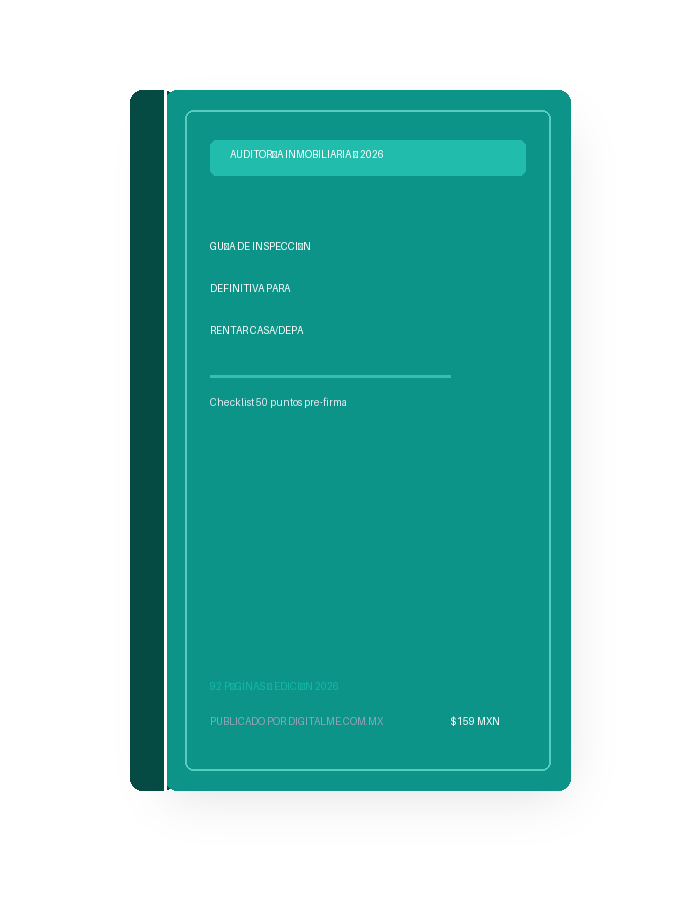 Guía de Inspección Definitiva para Rentar Casa/Depa
