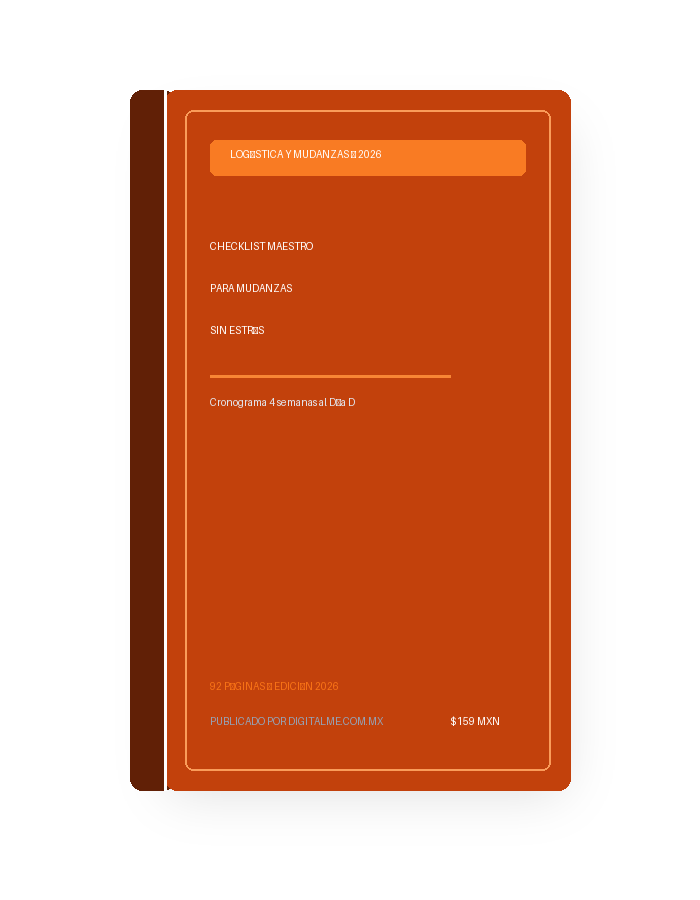 Checklist Maestro para Mudanzas sin Estrés